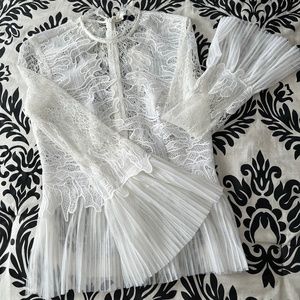 NWT Bardot Francesca Lace Blouse